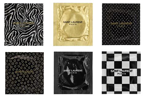 yves saint laurent condom|Saint Laurent now selling couture condoms